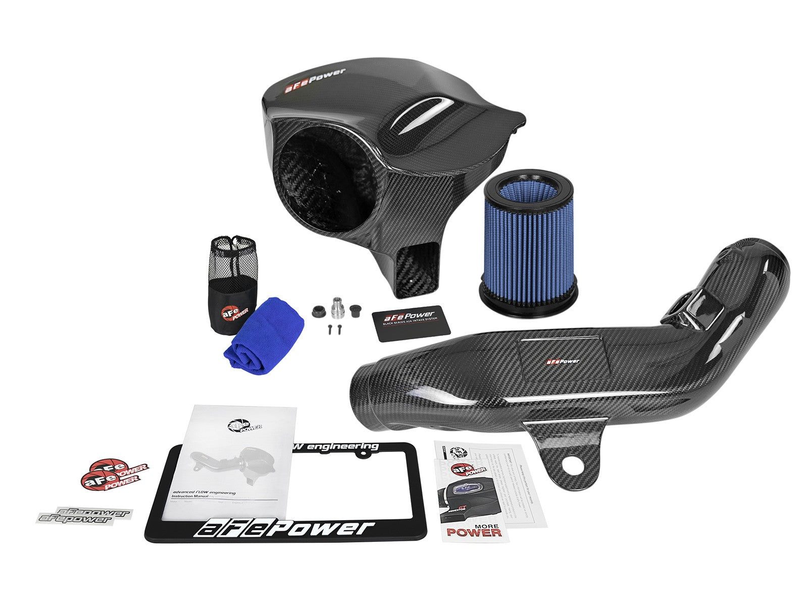 aFe BMW F87 M2 Black Series Momentum Carbon Fiber Cold Air Intake System with Pro 5R Filter - ML Performance UK