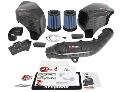 aFe BMW S55 Black Series Momentum Carbon Fiber Pro 5R Air Intake (M3 & M4)