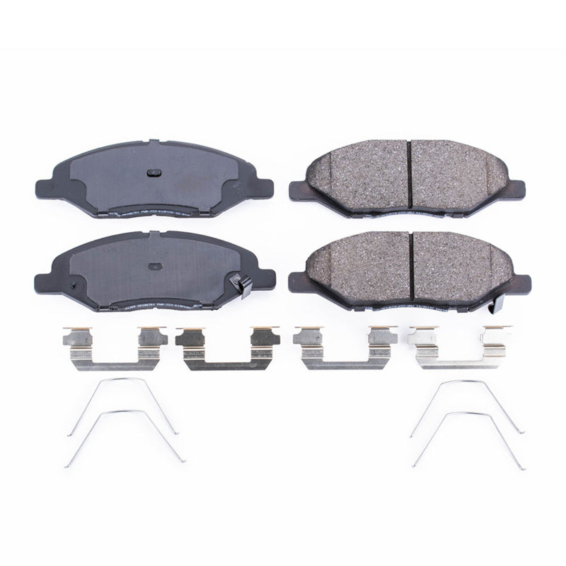 PowerStop Power Stop 09-11 Nissan Versa Front Z17 Evolution Ceramic Brake Pads w/Hardware