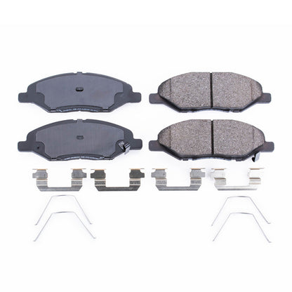 PowerStop Power Stop 09-11 Nissan Versa Front Z17 Evolution Ceramic Brake Pads w/Hardware