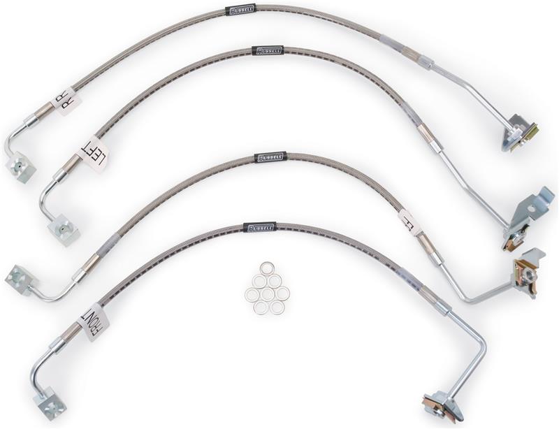 Russell Performance 07-08 Jeep Wrangler JK with 4in Lift Brake Line Kit