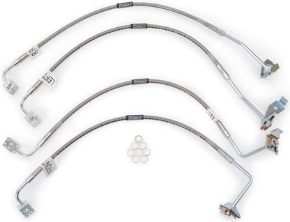 Russell Performance 07-08 Jeep Wrangler JK with 4in Lift Brake Line Kit