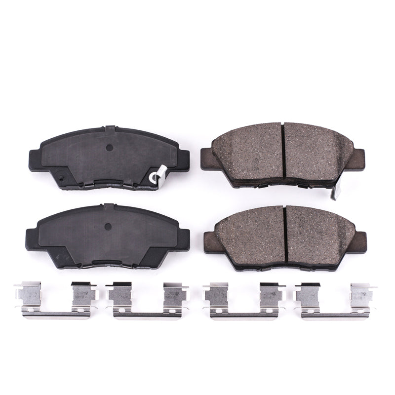 PowerStop Power Stop 11-15 Honda CR-Z Front Z17 Evolution Ceramic Brake Pads w/Hardware