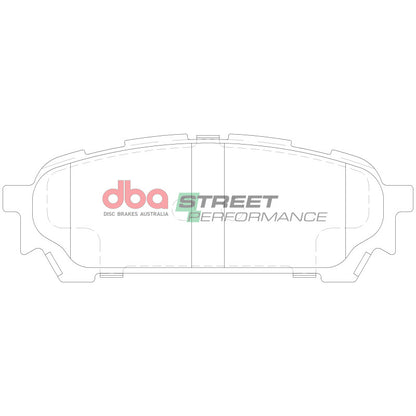 DBA 04-08 Subaru Forester SP500 Rear Brake Pads