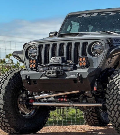 Rival 4x4 Rival 2007-2026 Jeep Wrangler 2020-2026 Jeep Gladiator Front Aluminum Bumper