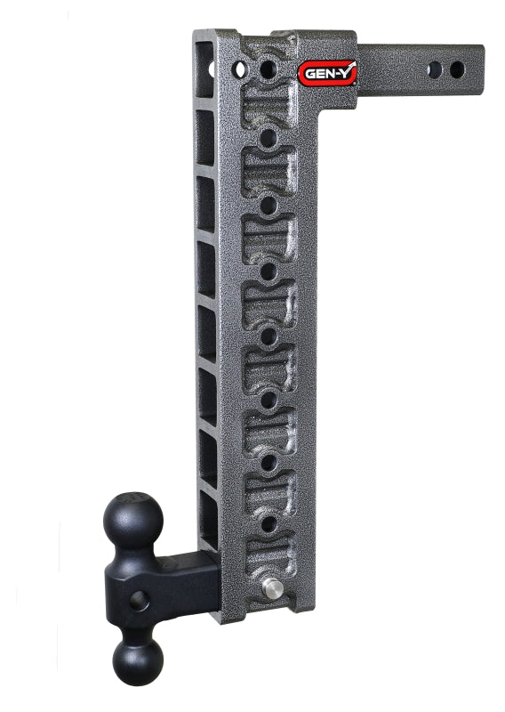 GEN-Y Hitch Gen-Y Mega Duty 2in Shank 20in Drop 1.5K TW 10K Hitch w/GH-031 Dual-Ball/GH-0100 Stabilizer Kit