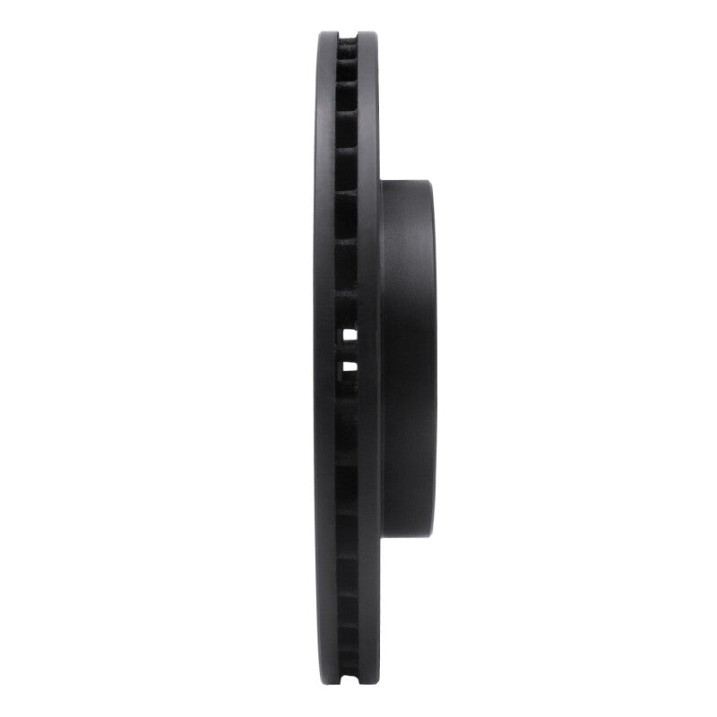 R1 Concepts R1 04-10 Chevrolet Epica (USA/Canada) Front Left Drilled & Slotted Black Brake Rotor