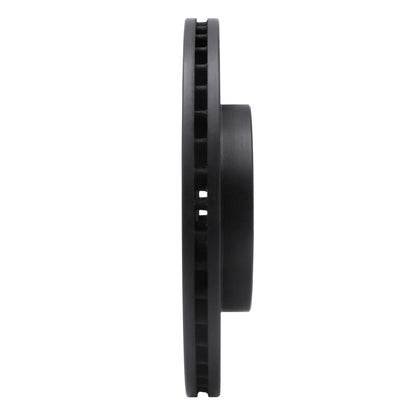 R1 Concepts R1 04-10 Chevrolet Epica (USA/Canada) Front Left Drilled & Slotted Black Brake Rotor