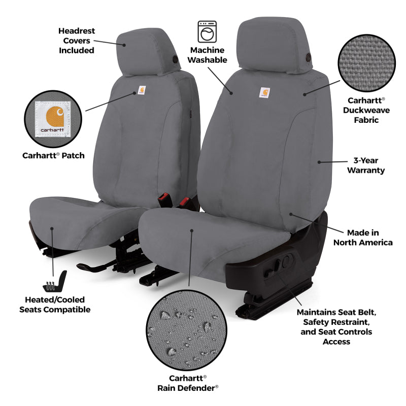 Covercraft 2026 Jeep Wrangler 2-Door (MT) Carhartt SeatSaver Custom Front Row Seat Covers