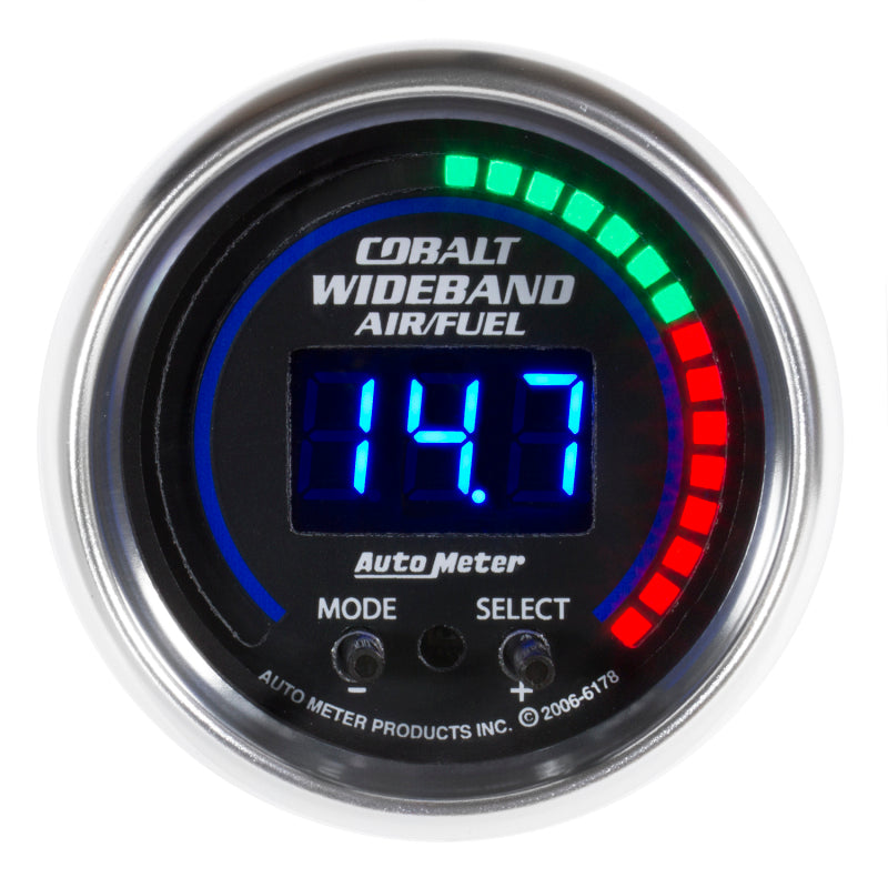 Autometer Cobalt 52mm Wideband Air/Fuel Gauge