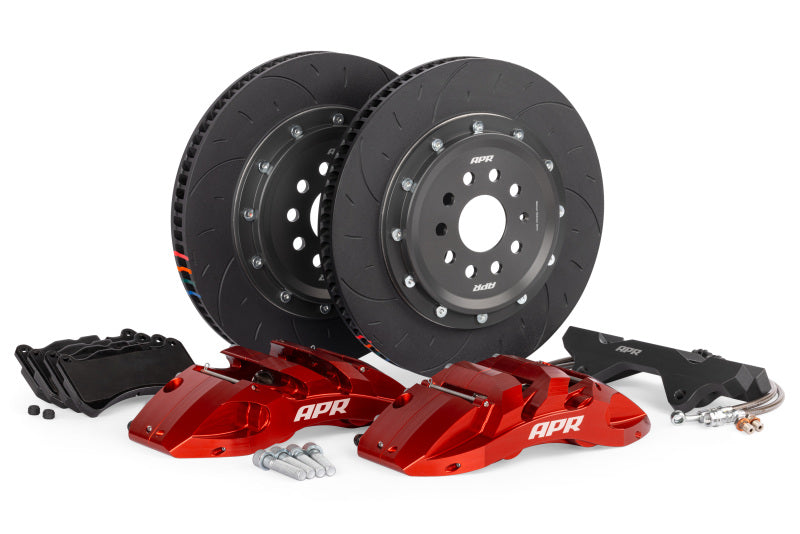 APR 22-24 Audi S3/22-24 VW GTI/Golf R 370x34mm 6-Piston Big Brake Kit (MQBEVO 355mm) - Front - Red