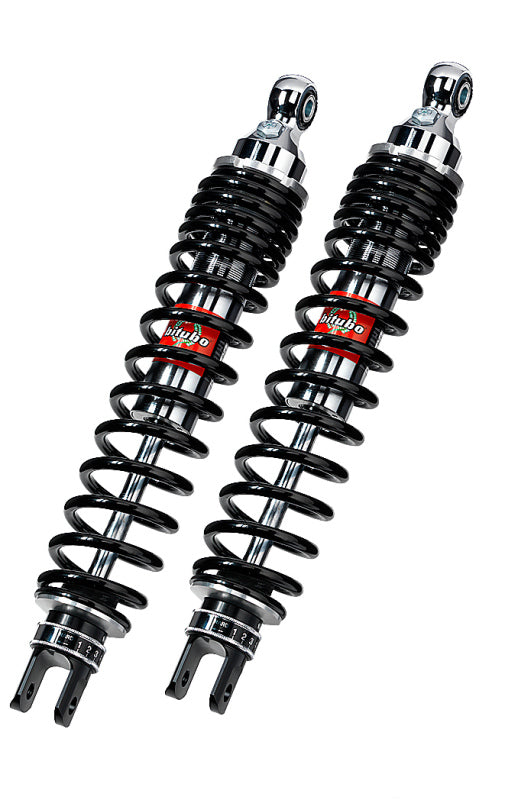 Bitubo Suspension Bitubo WGE0 Twinshocks Adjustable: Spring Preload, Rebound, Black Spring