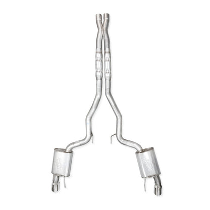 Stainless Works 2024 Mustang GT Catback Dual Tips Redline Sound X-Pipe Performance Connect Exhaust