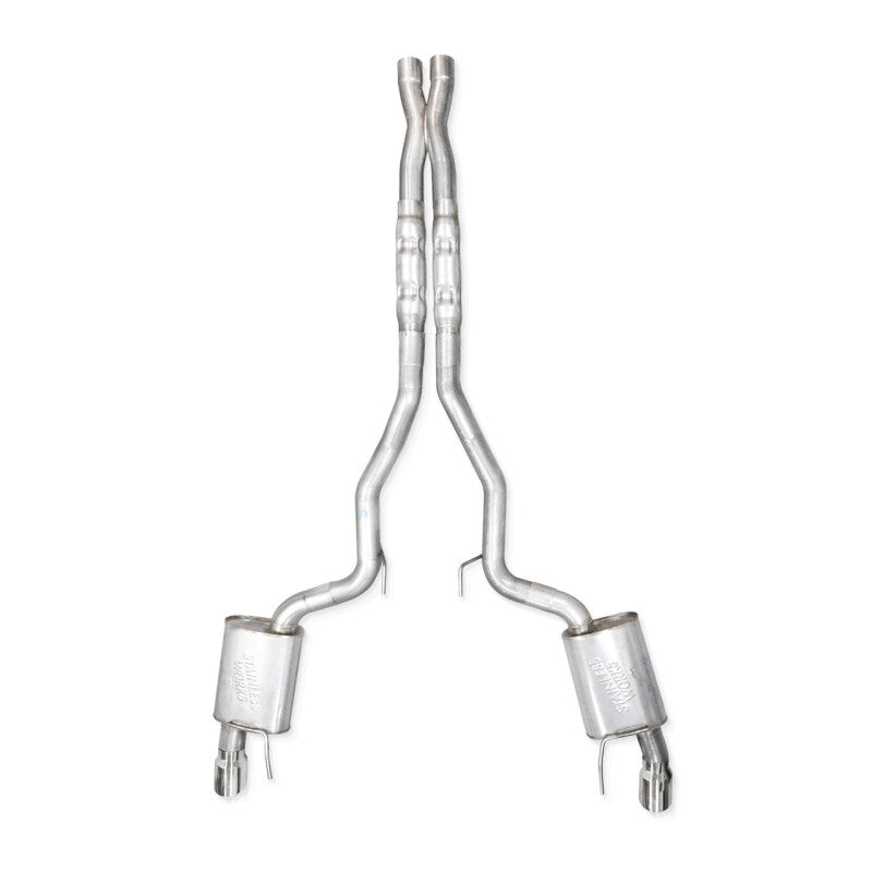 Stainless Works 2024 Mustang GT Catback Dual Tips Legend Sound H-Pipe Performance Connect Exhaust