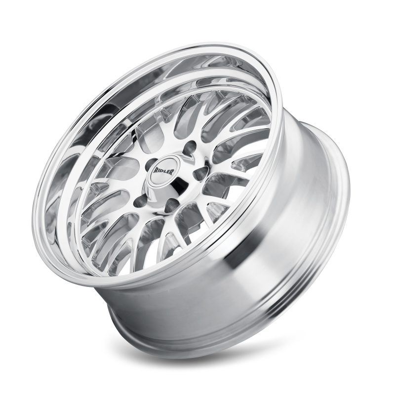 Ridler Wheels Ridler 607 20x8.5 / 5x120.65 BP / 0mm Offset / 83.82mm Hub Polished Wheel