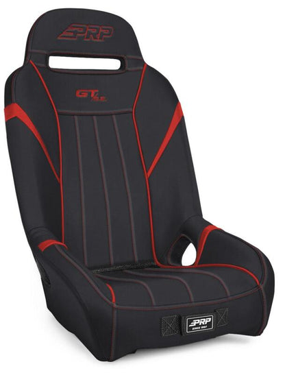 PRP Seats PRP GT/S.E. Rear Suspension Seat- Black/Red