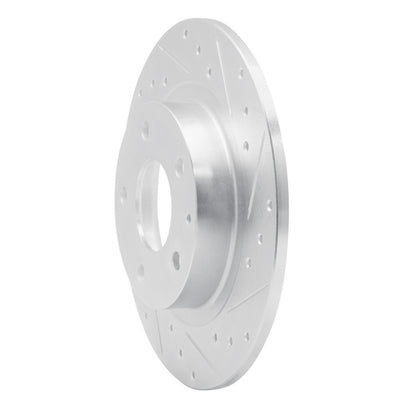 R1 Concepts R1 14-21 Mazda 6 Rear Right Drilled & Slotted Silver Brake Rotor