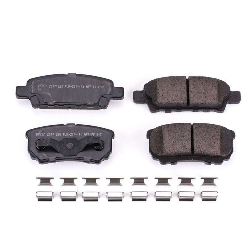 PowerStop Power Stop 11-14 Chrysler 200 Rear Z17 Evolution Ceramic Brake Pads w/Hardware