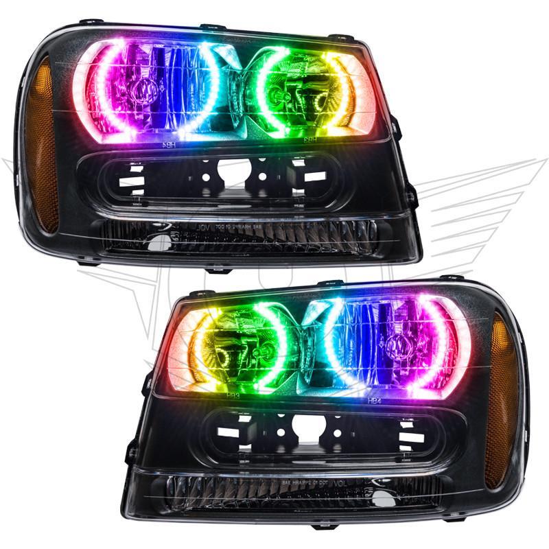 ORACLE Lighting Oracle Chevrolet Trail Blazer 02-09 Halo Kit - ColorSHIFT w/o Controller