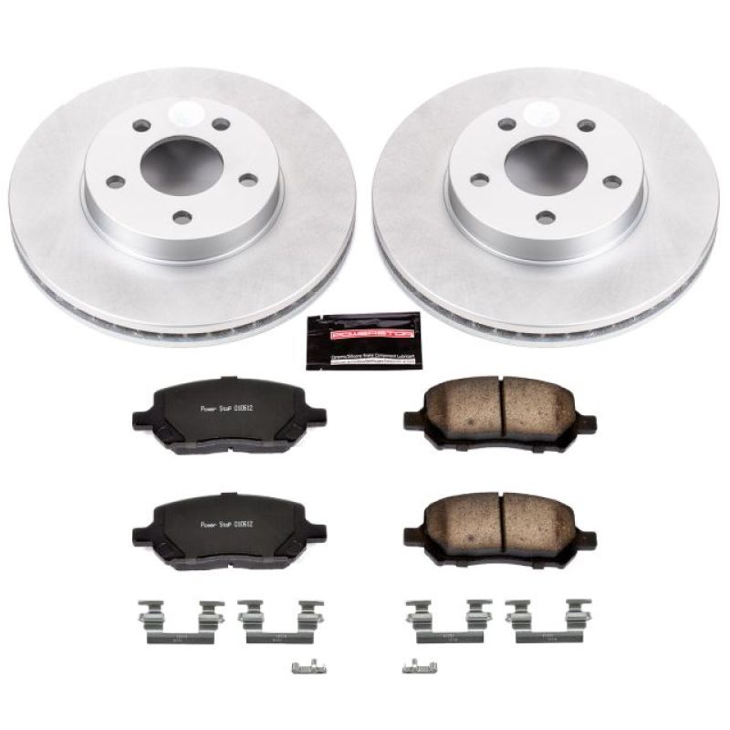 PowerStop Power Stop 07-10 Chevrolet Cobalt Front Z17 Evolution Geomet Coated Brake Kit