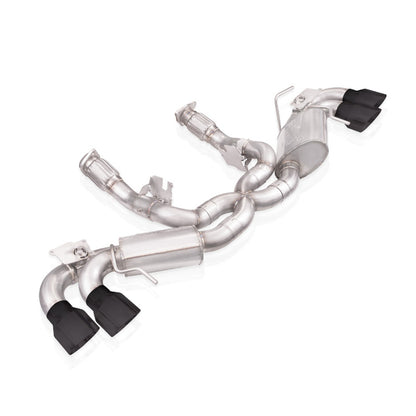 Stainless Works 20-21 Chevrolet Corvette C8 6.2L Redline Cat-Back Exhaust w/ Matte Black Tips