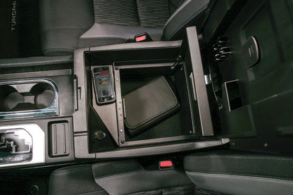 Tuffy Products Tuffy Console Safe W/ Keyed Lock For Toyota Tundra W/ Flow Thru Console
