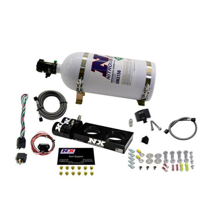 Nitrous Express 05-10 Ford Mustang 4.6L 3 Valve Nitrous Plate Kit (50-150HP) w/5lb Bottle