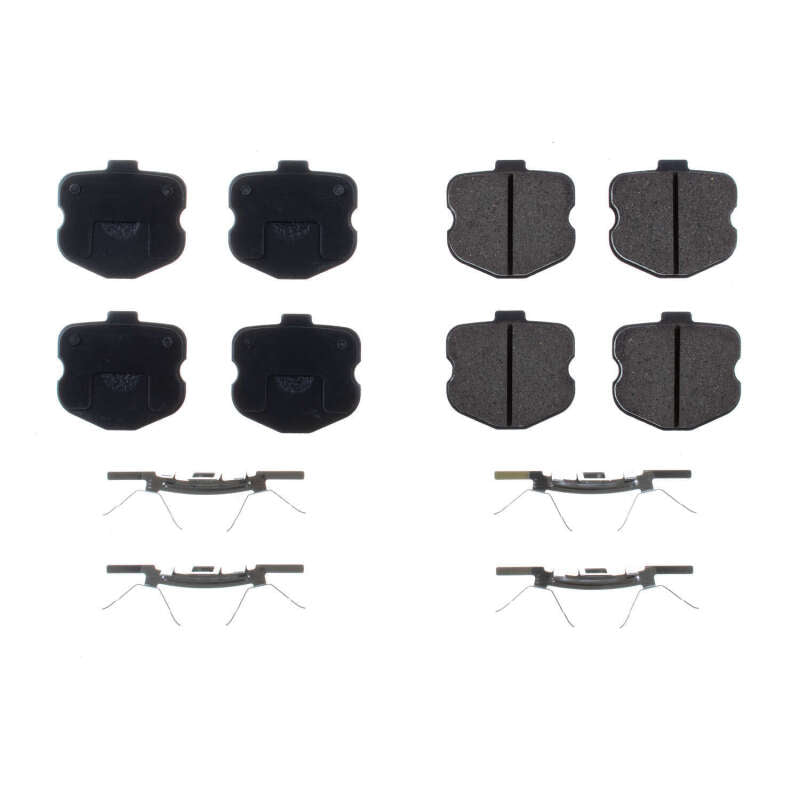 PowerStop Power Stop 06-13 Chevrolet Corvette Rear Z17 Evolution Ceramic Brake Pads w/Hardware