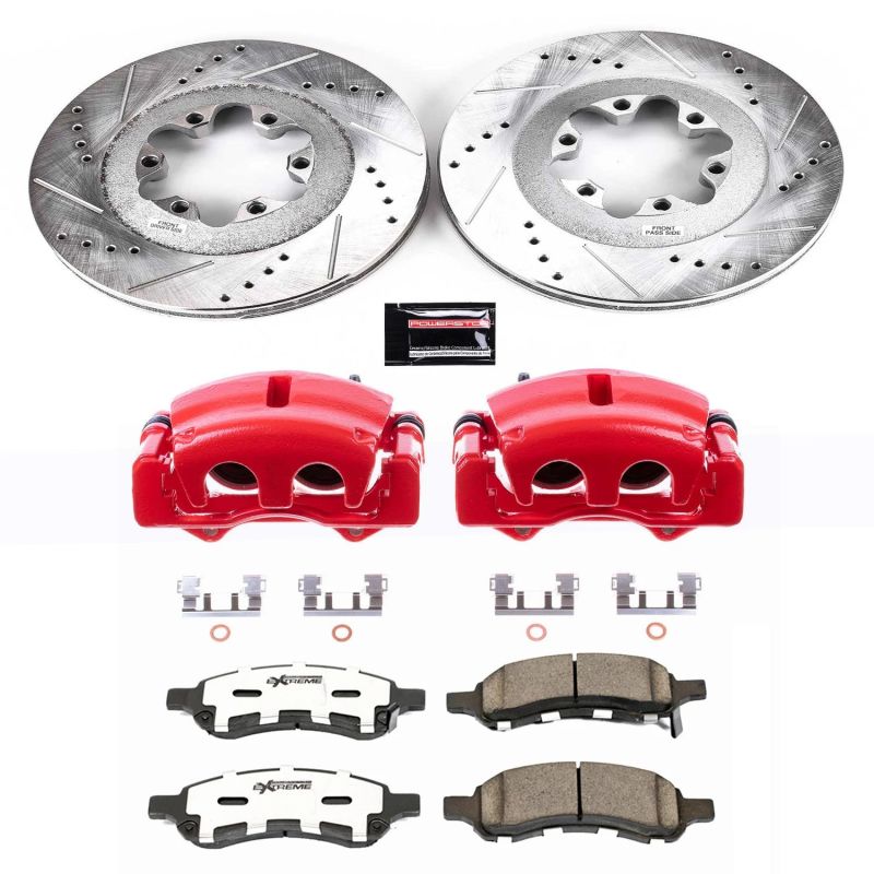 PowerStop Power Stop 09-12 GMC Canyon Front Z26 Street Kit w/Cals