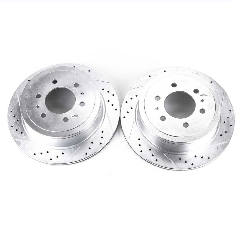 PowerStop Power Stop 04-11 Ford F-150 Rear Evolution Drilled & Slotted Rotors - Pair