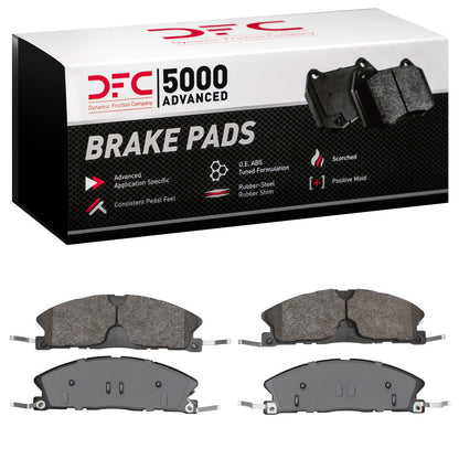 DFC 13-19 Ford Police Interceptor Sedan Front 5000 Advanced Semi Metallic Brake Pads