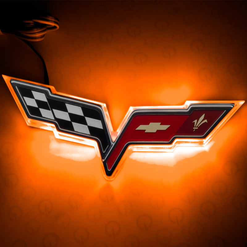 ORACLE Lighting Oracle Chevrolet Corvette C6 Illuminated Emblem - Amber