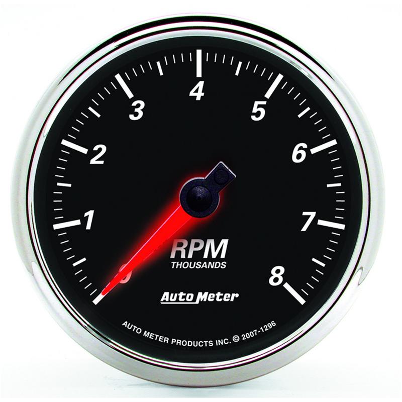 Autometer Designer Black II 52mm 100 PSI Oil Pressure Gauge