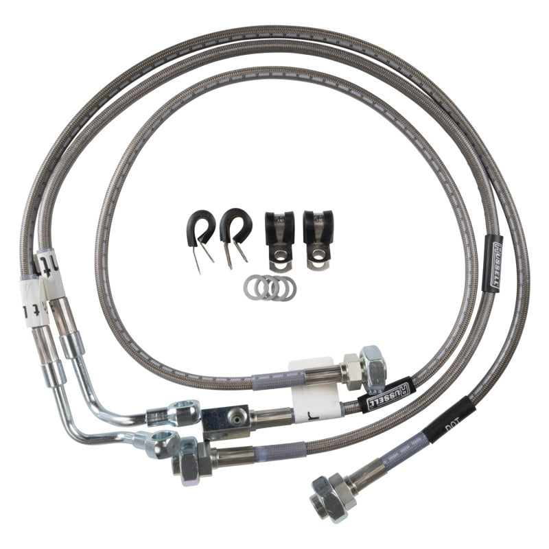 Russell Performance 05-06 GM Silverado/Sierra 1500 4WD with 6-7in lift Brake Line Kit