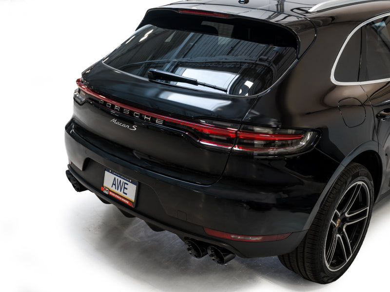 AWE Tuning 19-21 Porsche Macan 3.0T/2.9TT Touring Edition Cat-Back Exhaust w/ Diamond Black Tips
