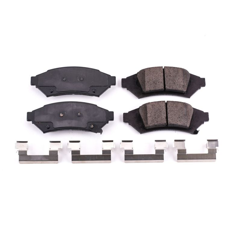 PowerStop Power Stop 2004 Pontiac Grand Prix Front Z17 Evolution Ceramic Brake Pads w/Hardware