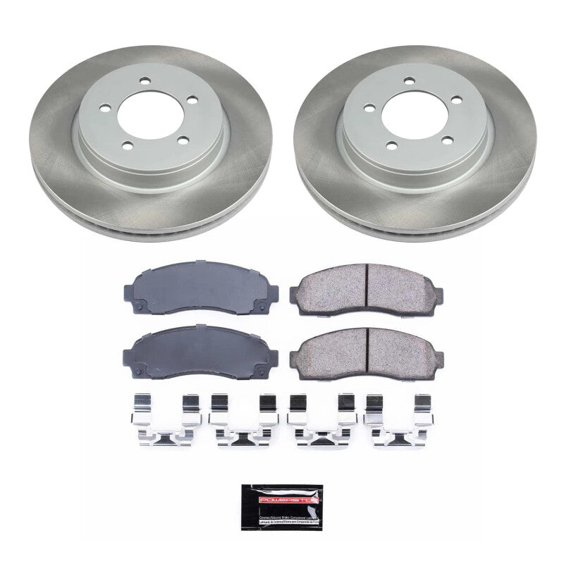 PowerStop Power Stop 02-05 Mercury Mountaineer Front Semi-Coated Rotor Kit