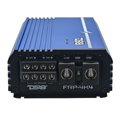 DS18 4-Channel Class-D Amp Stereo Full-Range 4 x 400 W RMS at4 ohm- Blue