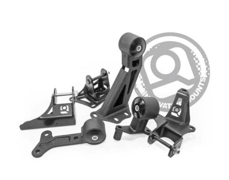 Innovative Mounts Innovative 97-01 Prelude J-Series Black Steel Mounts 95A Bushings