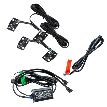 ORACLE Lighting Oracle 2021 Ford Bronco DRL Upgrade w/ Halo Kit - ColorSHIFT w/ No Controller