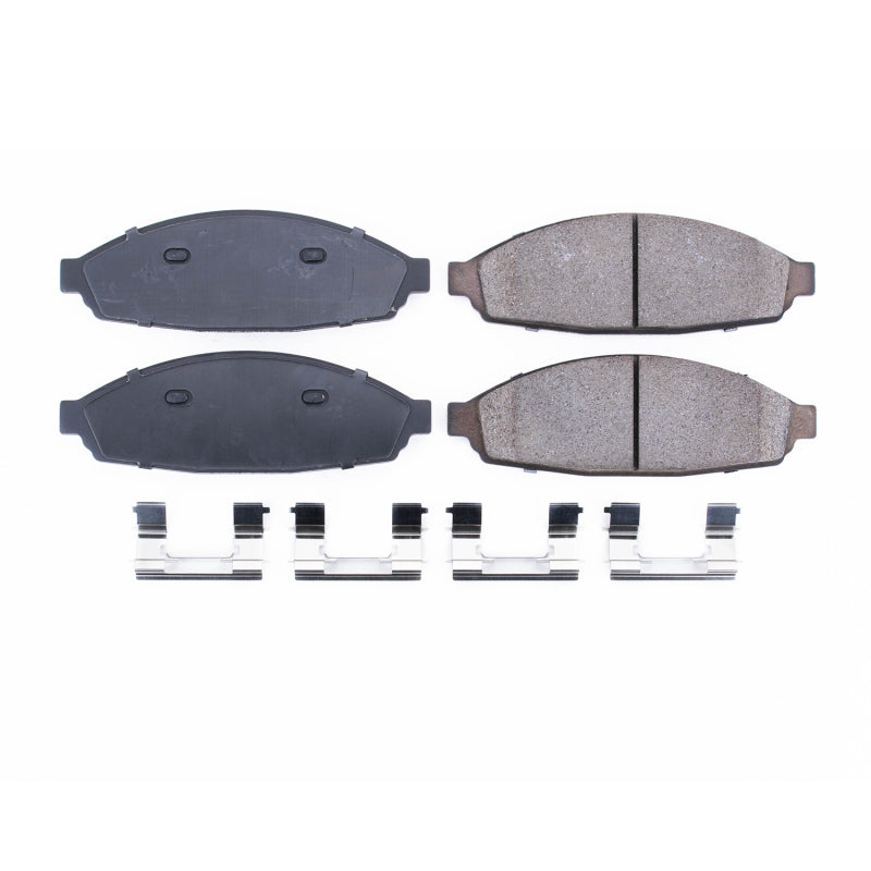 PowerStop Power Stop 03-11 Ford Crown Victoria Front Z17 Evolution Ceramic Brake Pads w/Hardware
