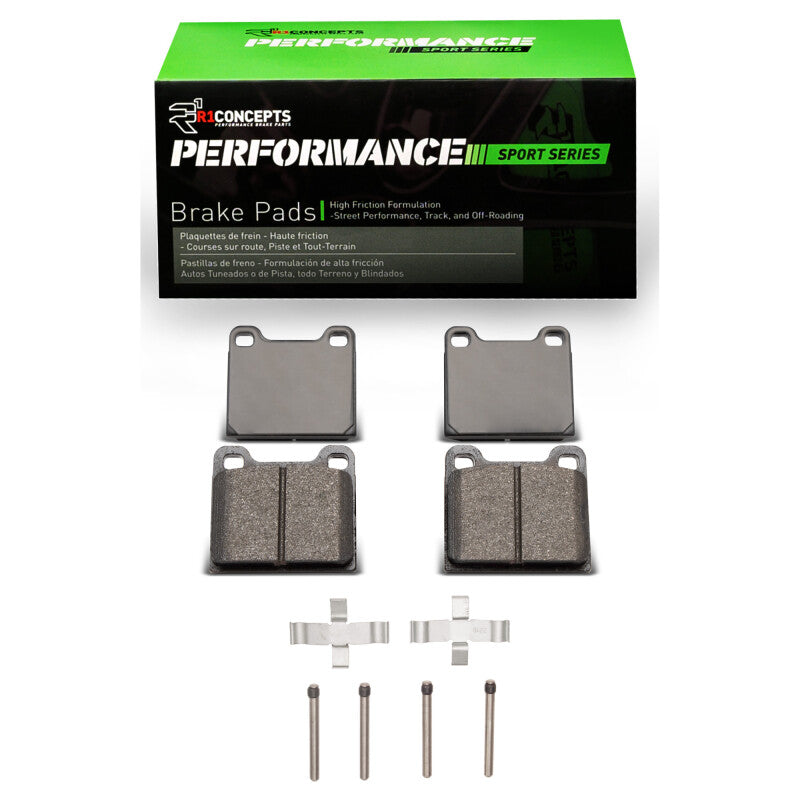 R1 Concepts R1 64-74 Alfa Romeo Giulia Front/Rear Performance Sport Pads & Hardware Kit