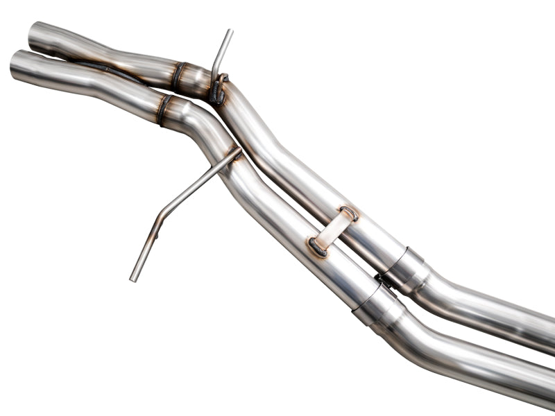 AWE Tuning 19-21 Porsche Macan 3.0T/2.9TT Touring Edition Cat-Back Exhaust w/ Chrome Silver Tips
