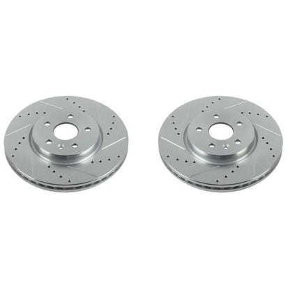 PowerStop Power Stop 13-16 Chevrolet Trax Front Evolution Drilled & Slotted Rotors - Pair