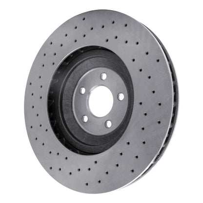 DFC 16-18 Ford Mustang Left Front Drilled Brake Rotor