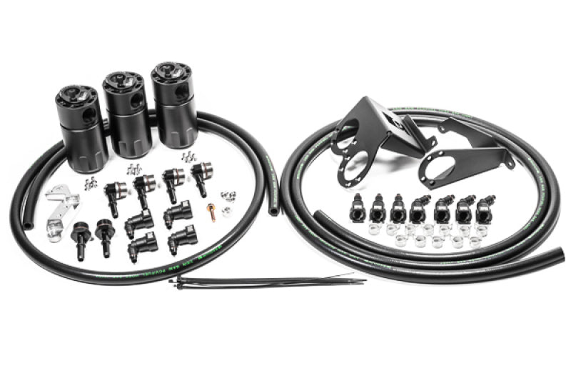 Radium Engineering Radium 14-19 Chevrolet Corvette LT1 CCV Fluid Lock Triple Catch Can Kit