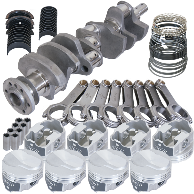 Eagle Chevy 454 4.000in Crank 6.135in H-Beam 18.3cc Dome 4.280in Pistons Rotating Assembly