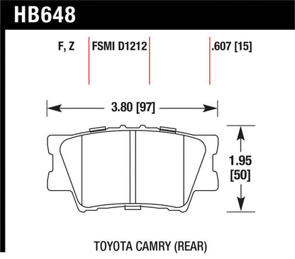 Hawk Performance Ceramic Street Brake Pads