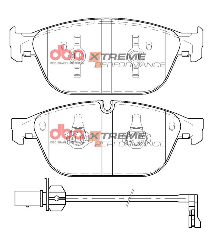 DBA 16-18 Audi A8 (w/380mm Front Rotor) 4.0L Front XP Performance Brake Pads