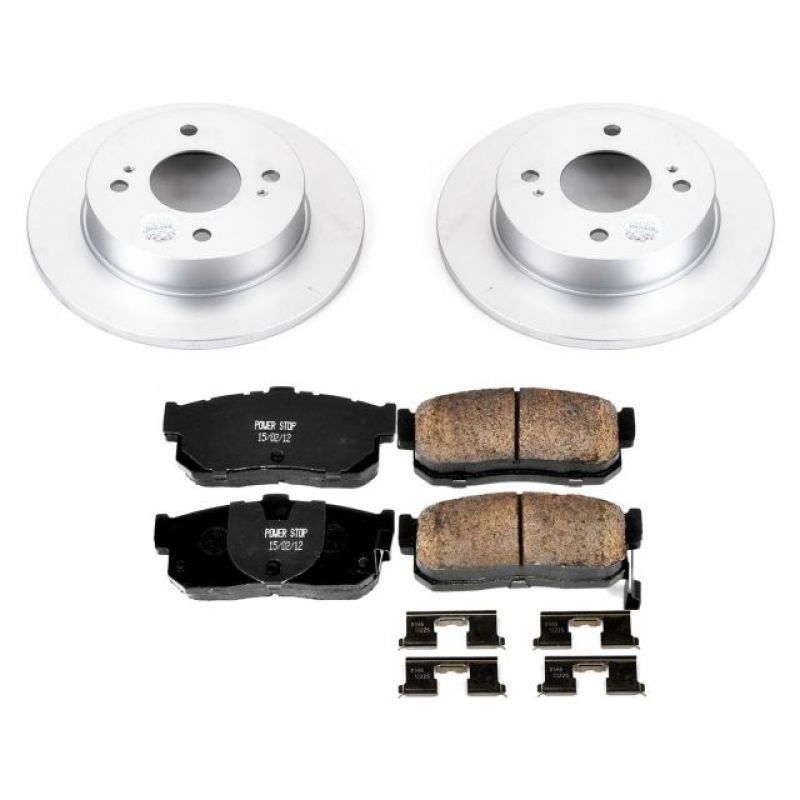 PowerStop Power Stop 91-96 Infiniti G20 Rear Z17 Evolution Geomet Coated Brake Kit